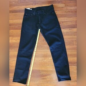Levis Lot 511 Jeans Mens 33x29 Black Slim Fit Tapered Leg Stretch Denim Premium